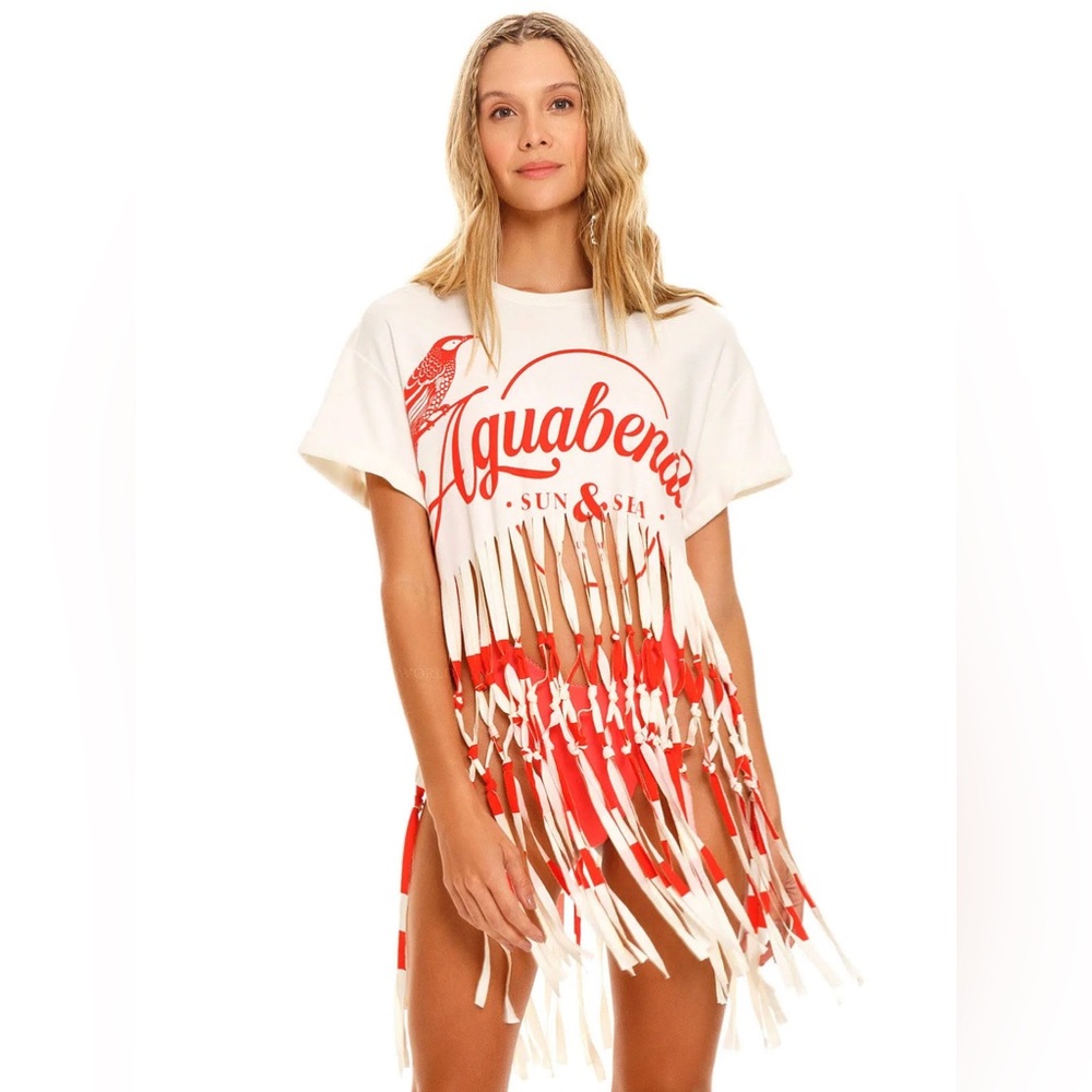Agua Bendita Tout Celina Fringe T-shirt
